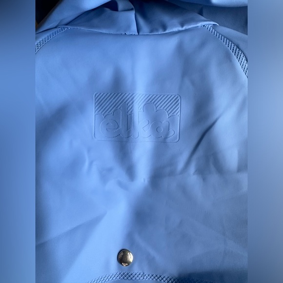 Norse Projects Anker Rain Jacket Hooded Zip/Button Blue Raincoat NWT MEN SIZE M - Picture 8 of 8